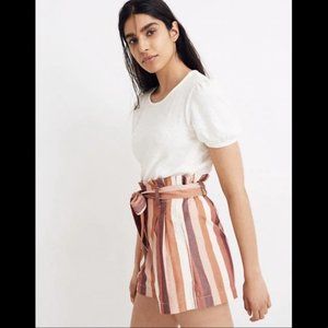 NWT Madewell Rainbow Paperbag shorts 00